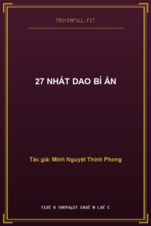 27 Nhát Dao Bí Ẩn