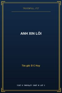 Anh Xin Lỗi