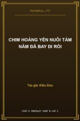 Chim Hoàng Yến Nuôi Tám Năm Đã Bay Đi Rồi