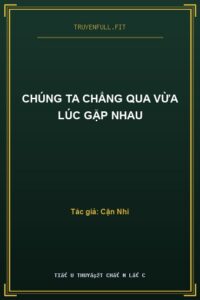 Chúng Ta Chẳng Qua Vừa Lúc Gặp Nhau