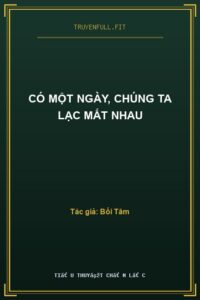 Có Một Ngày, Chúng Ta Lạc Mất Nhau