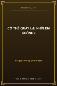 Có Thể Quay Lại Nhìn Em Không?