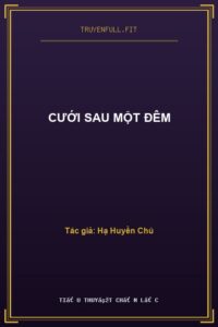 Cưới Sau Một Đêm
