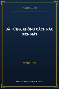 Đã Từng, Không Cách Nào Biến Mất