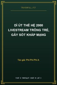 Dì Út Thế Hệ 2000 Livestream Trông Trẻ, Gây Sốt Khắp Mạng