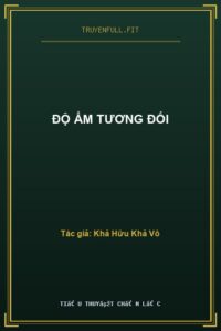 Độ Ẩm Tương Đối