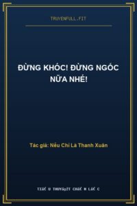 Đừng Khóc! Đừng Ngốc Nữa Nhé!