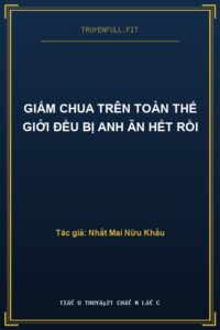 Giấm Chua Trên Toàn Thế Giới Đều Bị Anh Ăn Hết Rồi