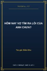 Hôm Nay Vợ Tìm Ra Lỗi Của Anh Chưa?