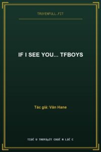 If I See You… TFBoys