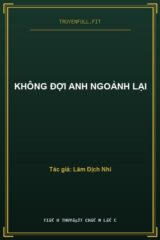 Không Đợi Anh Ngoảnh Lại
