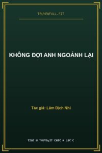Không Đợi Anh Ngoảnh Lại