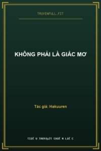 Không Phải Là Giấc Mơ