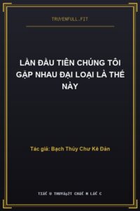 Lần Đầu Tiên Chúng Tôi Gặp Nhau Đại Loại Là Thế Này