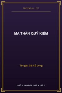 Ma Thần Quỷ Kiếm