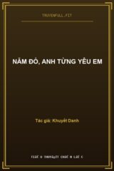 Năm Đó, Anh Từng Yêu Em