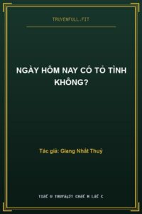 Ngày Hôm Nay Có Tỏ Tình Không?