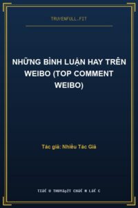Những Bình Luận Hay Trên Weibo (Top Comment Weibo)