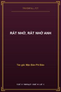 Rất Nhớ, Rất Nhớ Anh