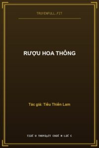 Rượu Hoa Thông