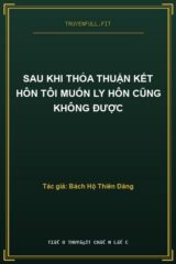 Sau Khi Thỏa Thuận Kết Hôn Tôi Muốn Ly Hôn Cũng Không Được
