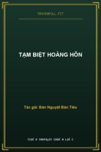 Tạm Biệt Hoàng Hôn
