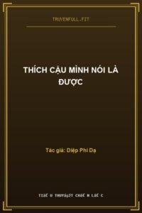 Thích Cậu Mình Nói Là Được