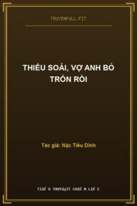 Thiếu Soái, Vợ Anh Bỏ Trốn Rồi