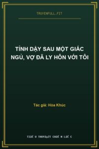 Tỉnh Dậy Sau Một Giấc Ngủ, Vợ Đã Ly Hôn Với Tôi