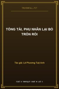 Tổng Tài, Phu Nhân Lại Bỏ Trốn Rồi